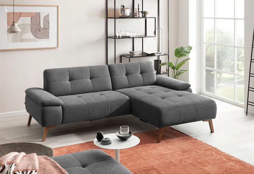 exxpo - sofa fashion Ecksofa »Sassari, L-Form«, im skandinavischen Design m günstig online kaufen