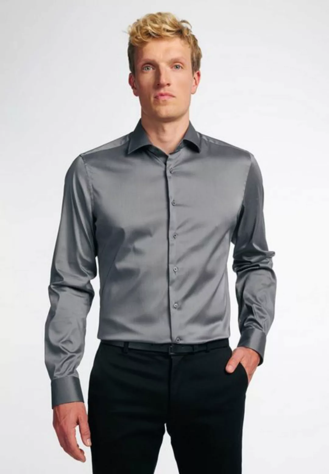 Eterna Businesshemd - Performance Shirt -  Langarm Hemd - MODERN FIT - Stre günstig online kaufen