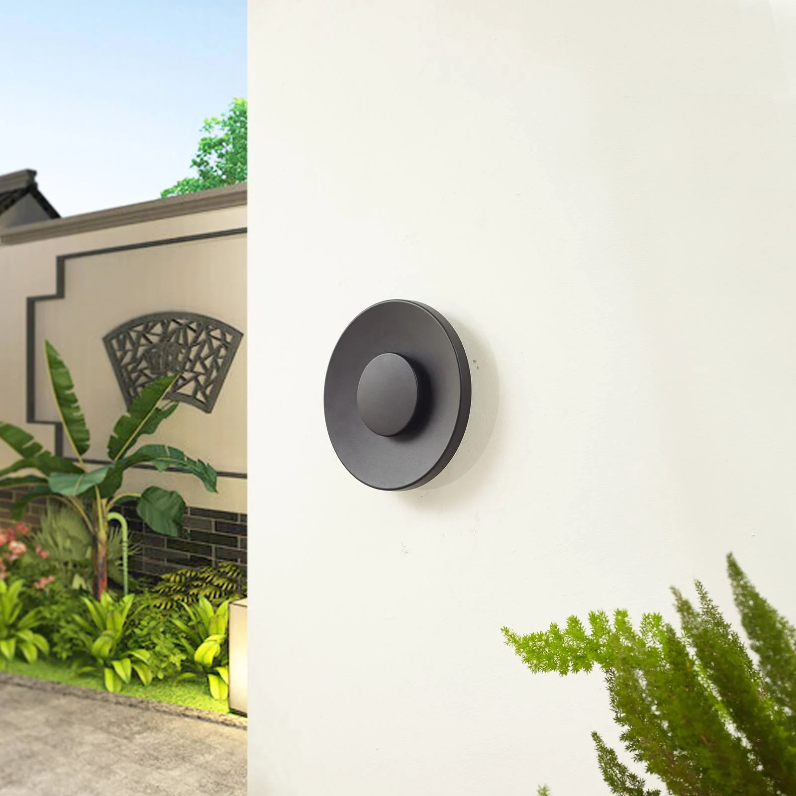 Lucande LED-Außenwandleuchte Kayana, schwarz, Alu, 24 cm günstig online kaufen