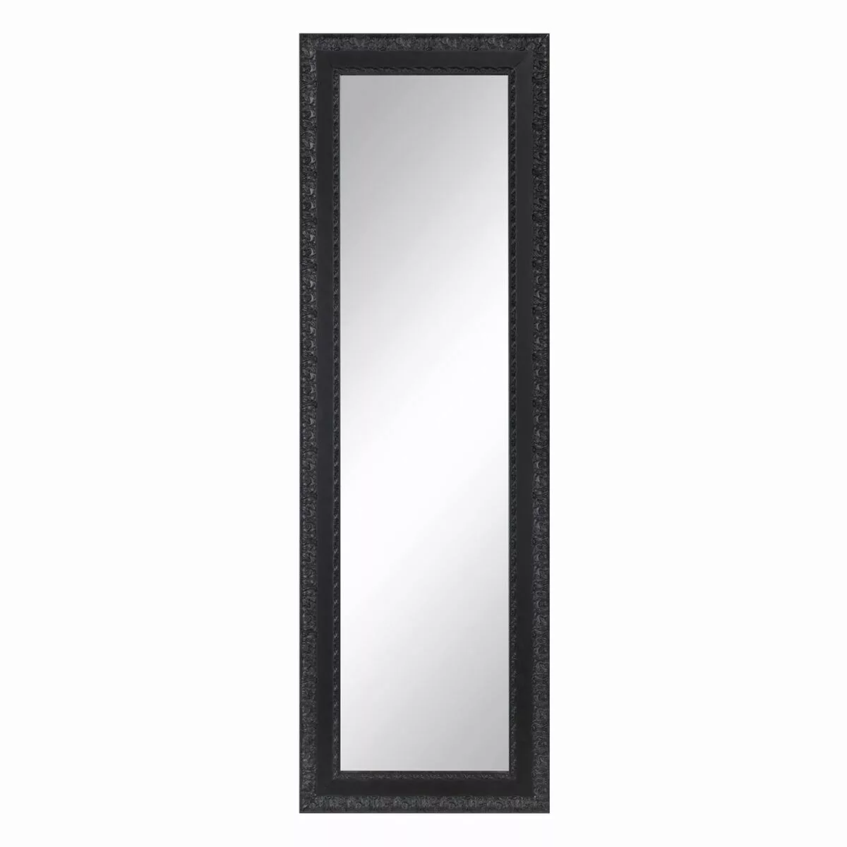Wandspiegel 42,5 X 3 X 132,5 Cm Schwarz Dmf günstig online kaufen