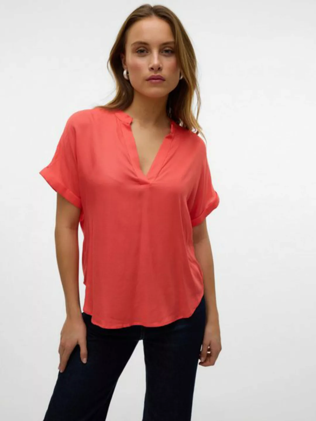 Vero Moda Shirtbluse VMBEAUTY SS TOP GA NOOS günstig online kaufen