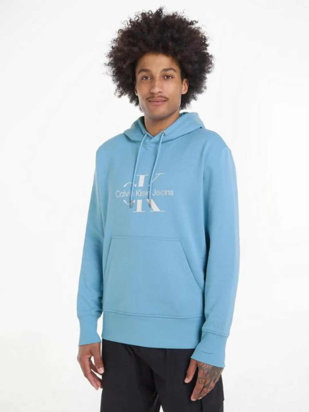 Calvin Klein Jeans Kapuzensweatshirt DISRUPTED OUTLINE MONOLOGO HOODY mit L günstig online kaufen