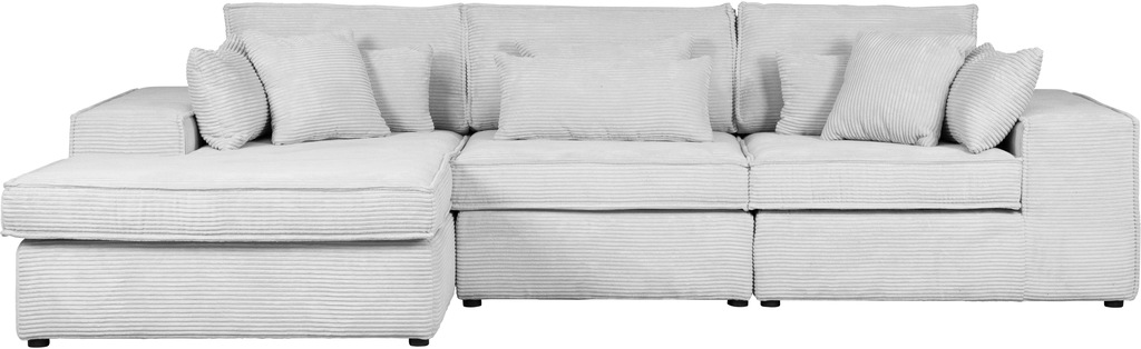 RAUM.ID Ecksofa »Florid L-Form«, 3 Teile, bestehend aus Modulen, viele Bezu günstig online kaufen