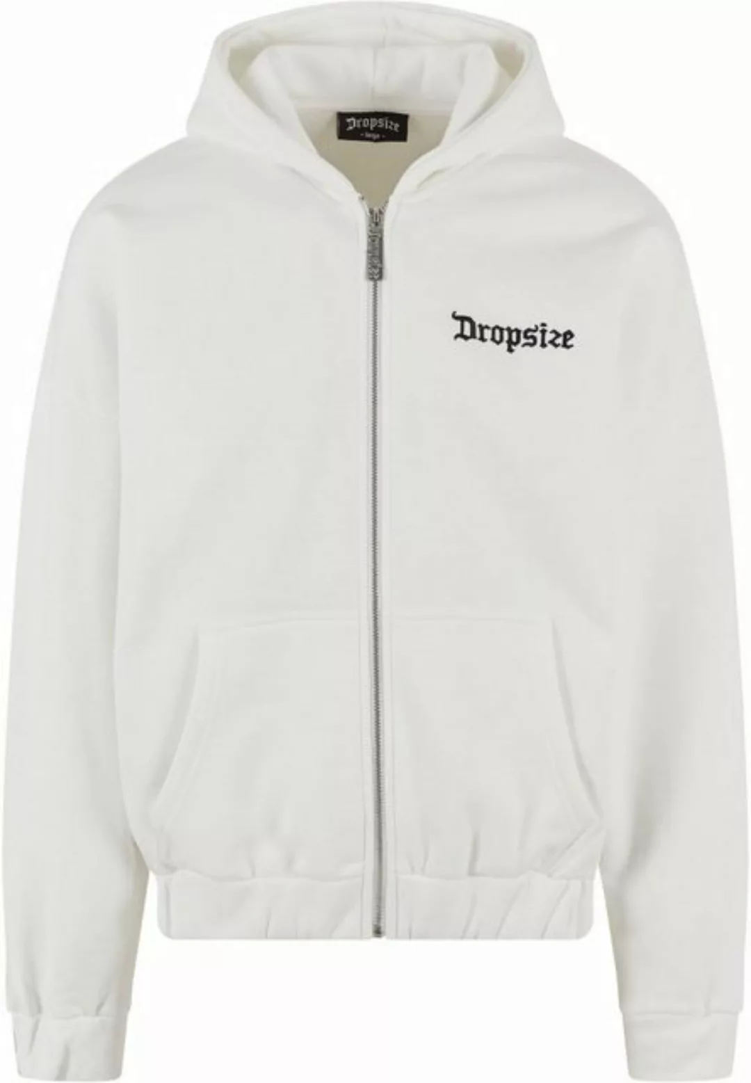 Dropsize Sweatjacke Dropsize Herren Super Heavy Oversize Blank Zip Hoodie günstig online kaufen