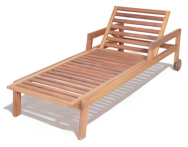 JVmoebel Chaiselongue Outdoor Liegestuhl Relaxliegestuhl Holzliegestuhl Gar günstig online kaufen