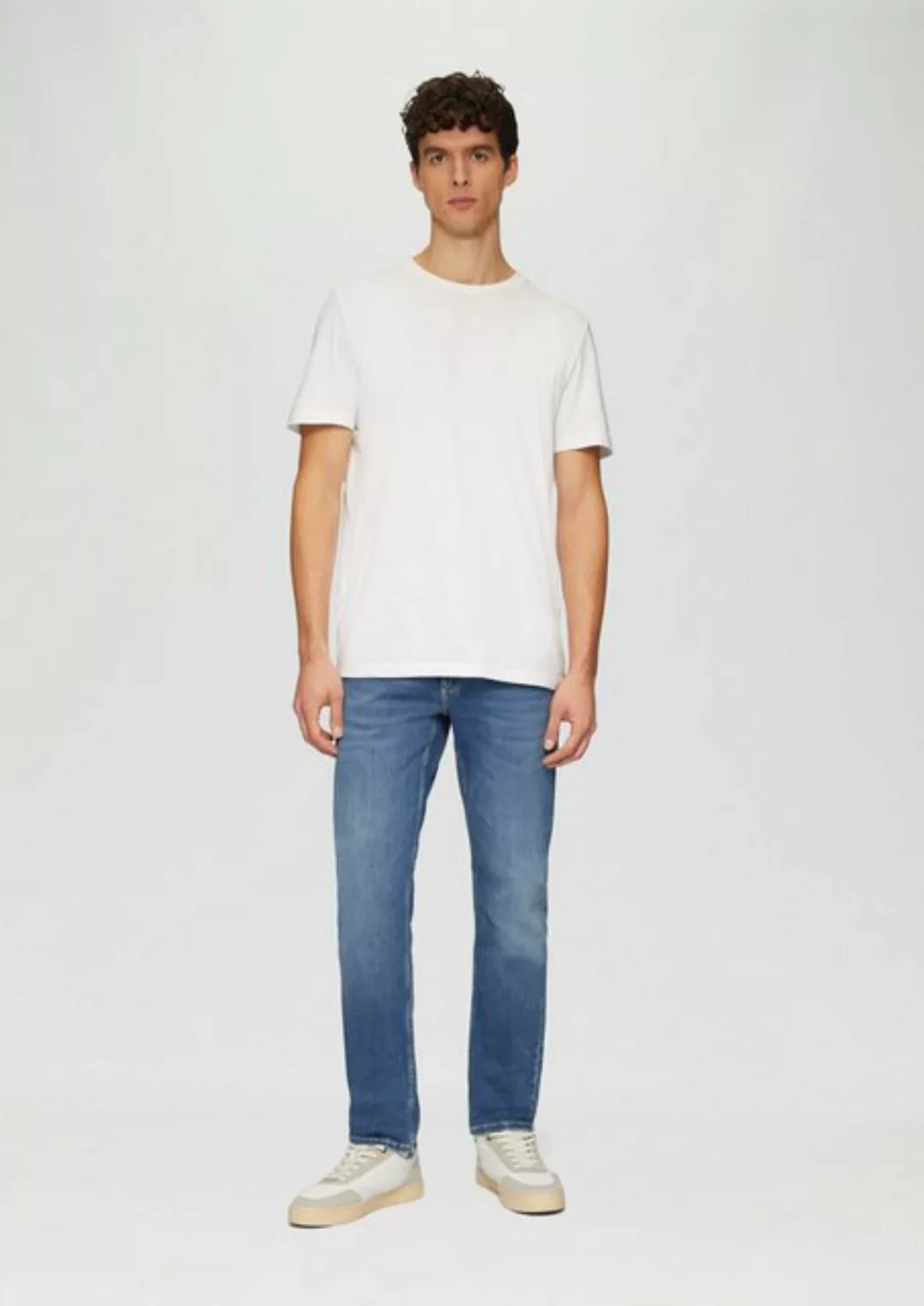 s.Oliver Stoffhose Jeans Nelio / Slim Fit / Mid Rise / Slim Leg Waschung günstig online kaufen