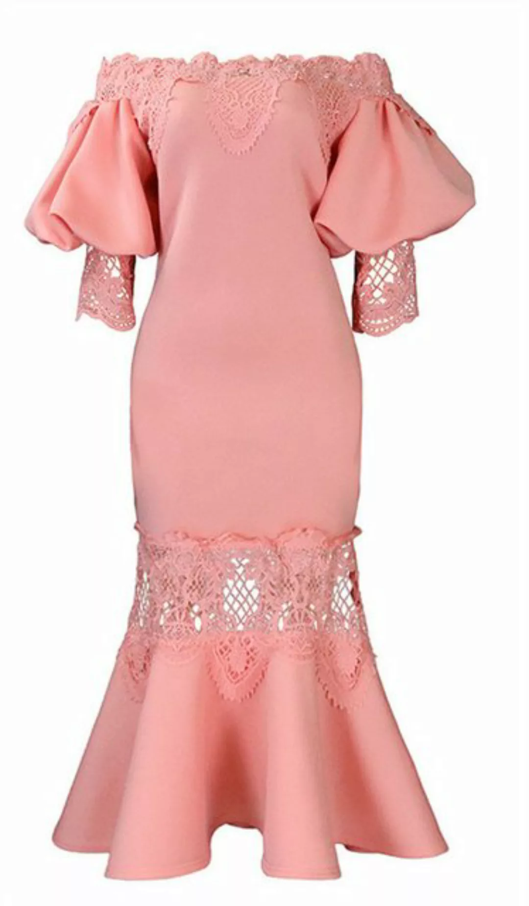 ZWY Dirndl Fischschwanz-Rock Langes Kleid für Frauen Abendkleid Kutte günstig online kaufen