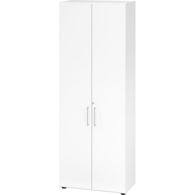 HAMMERBACHER Aktenschrank Schrank 6OH BxTxH 80x42x215,6cm Griff BS Weiß. günstig online kaufen