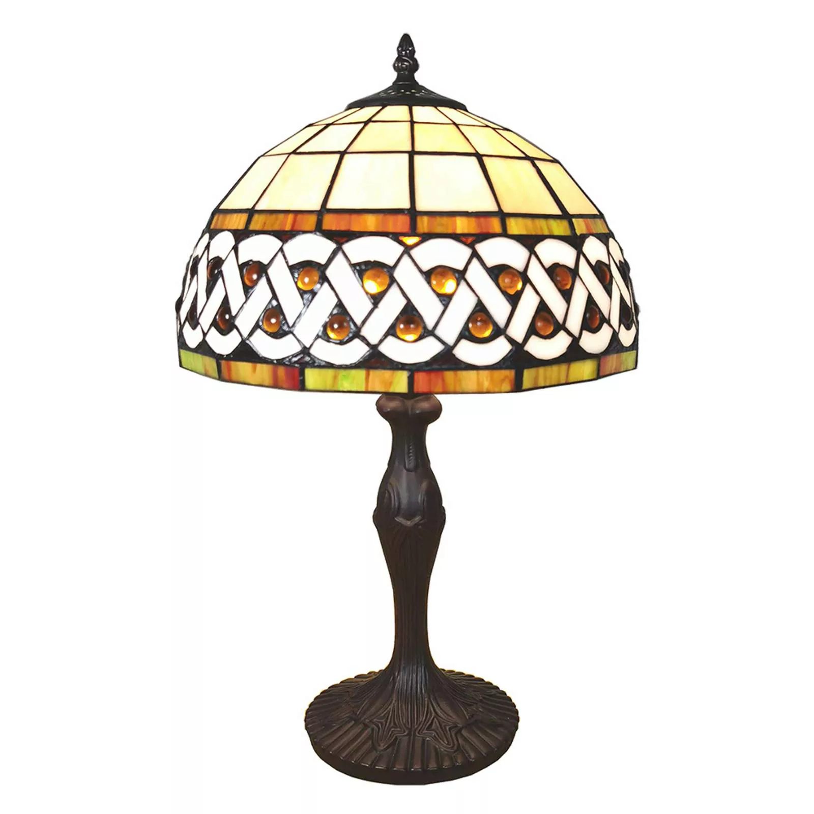 Tischlampe 5LL-6153; Ø 31cm Tiffany-Stil günstig online kaufen