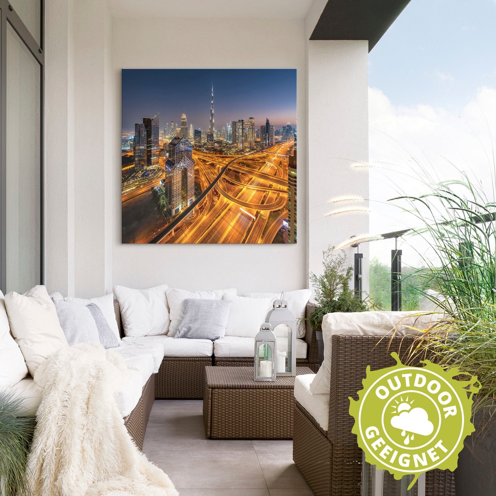 Artland Wandbild "Skyline Dubai", Bilder von Asien, (1 St.), als Alubild, O günstig online kaufen