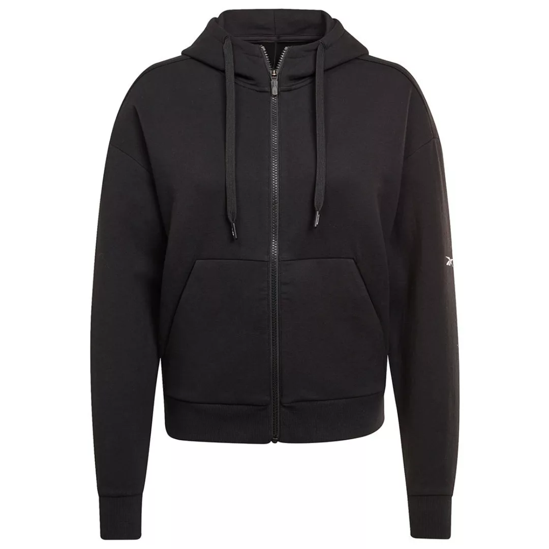 Reebok Dreamblend Cotton Sweatshirt Mit Reißverschluss XL Black günstig online kaufen