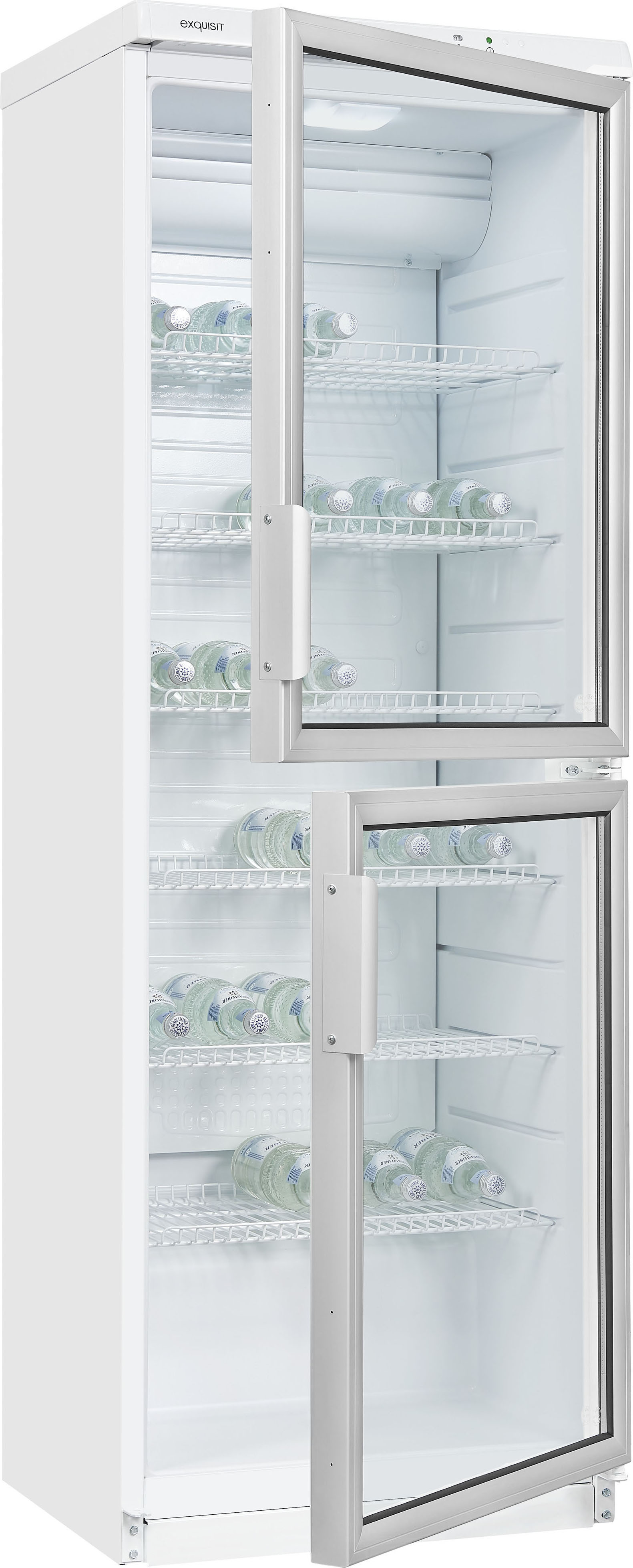 exquisit Getränkekühlschrank »GKS350-2-GT-280D weiss«, 320 L Volumen, Geträ günstig online kaufen