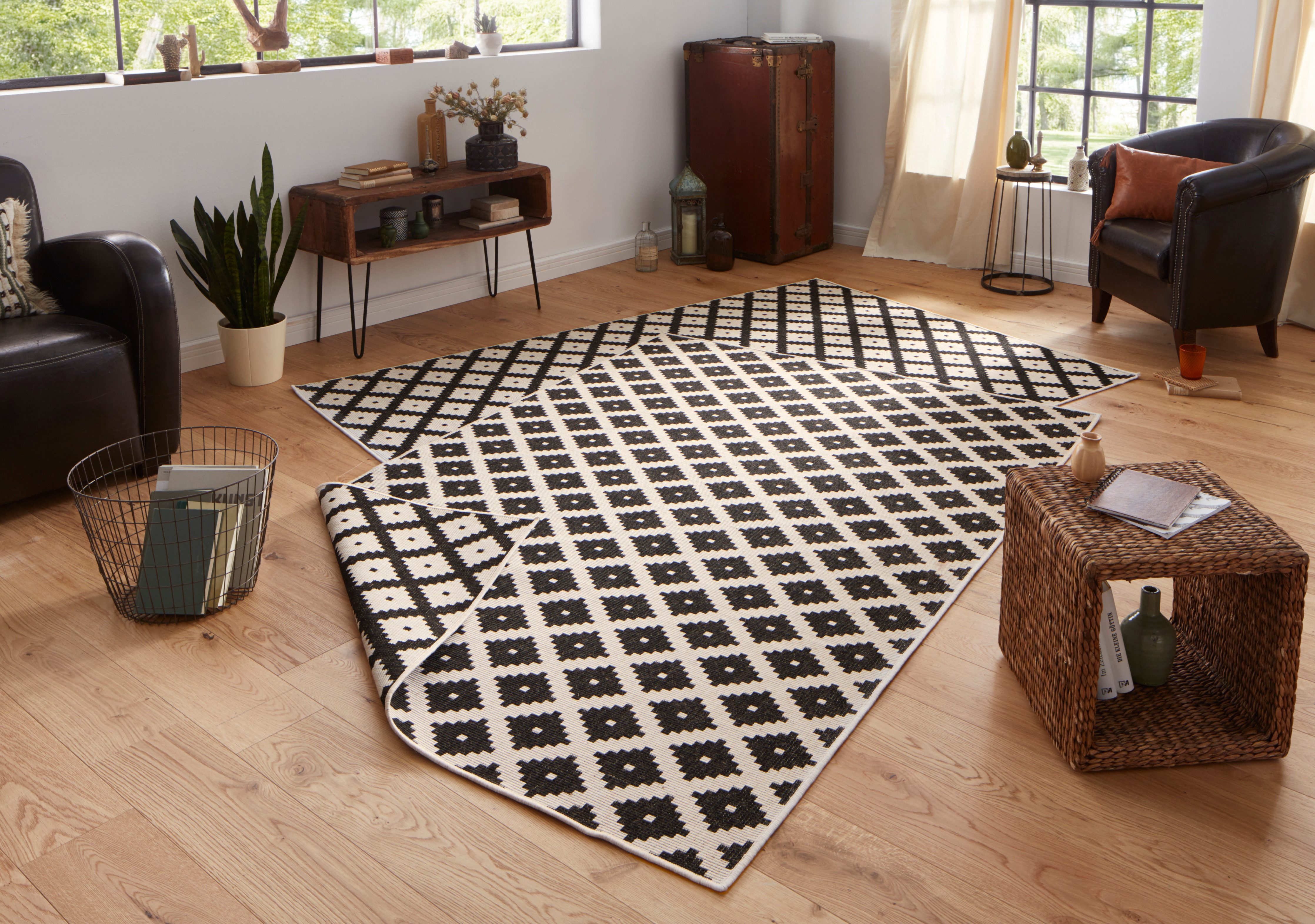 HANSE Home Teppich »Nizza Wendeteppich«, rechteckig, 5 mm Höhe, In-& Outdoo günstig online kaufen