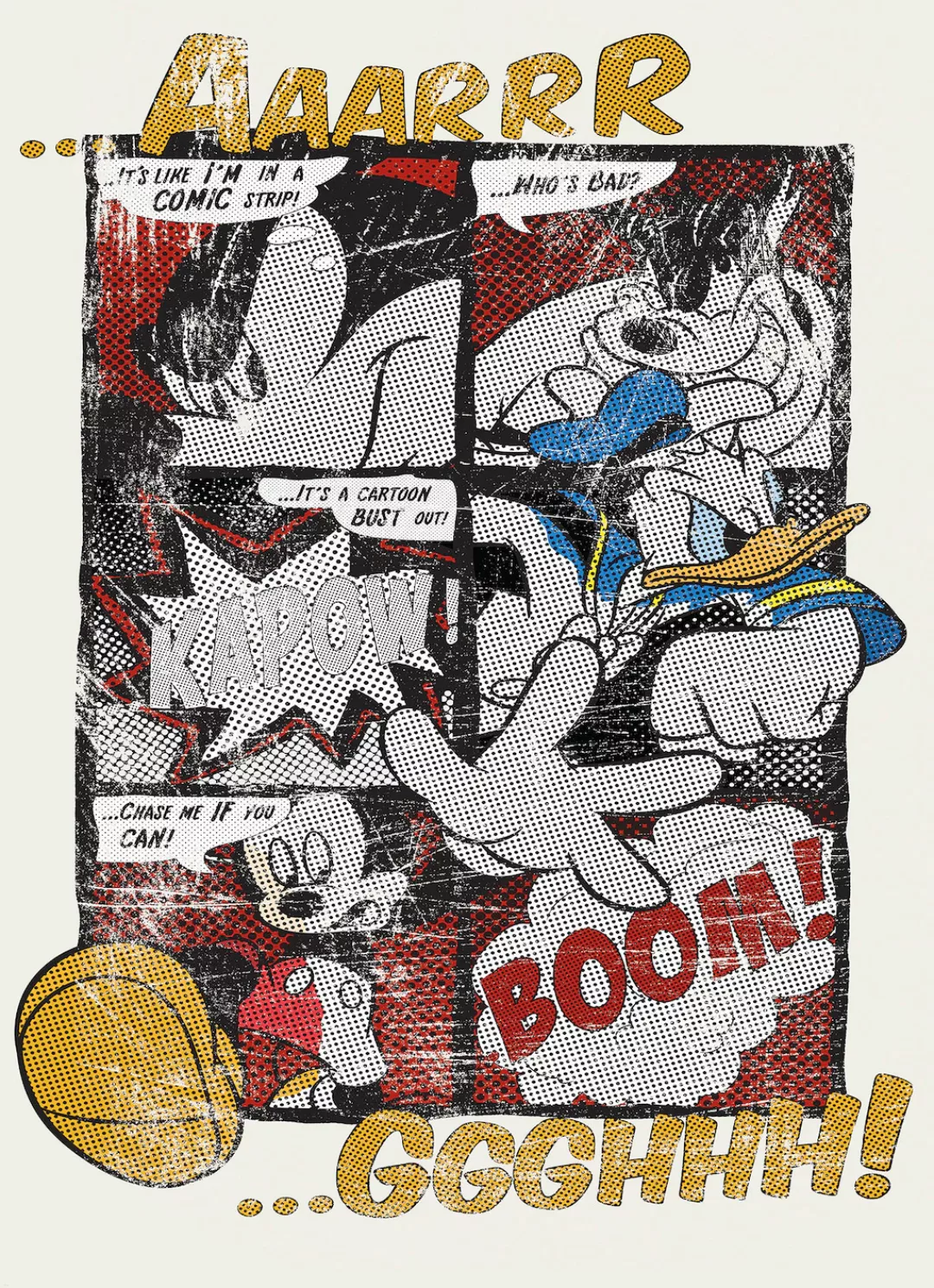 Komar Fototapete »Papier Fototapete - Mickey's Great Escape - Größe 184 x 2 günstig online kaufen
