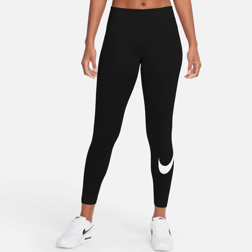 Nike Sportswear Leggings "Essential Womens Mid-Rise Swoosh Leggings" günstig online kaufen