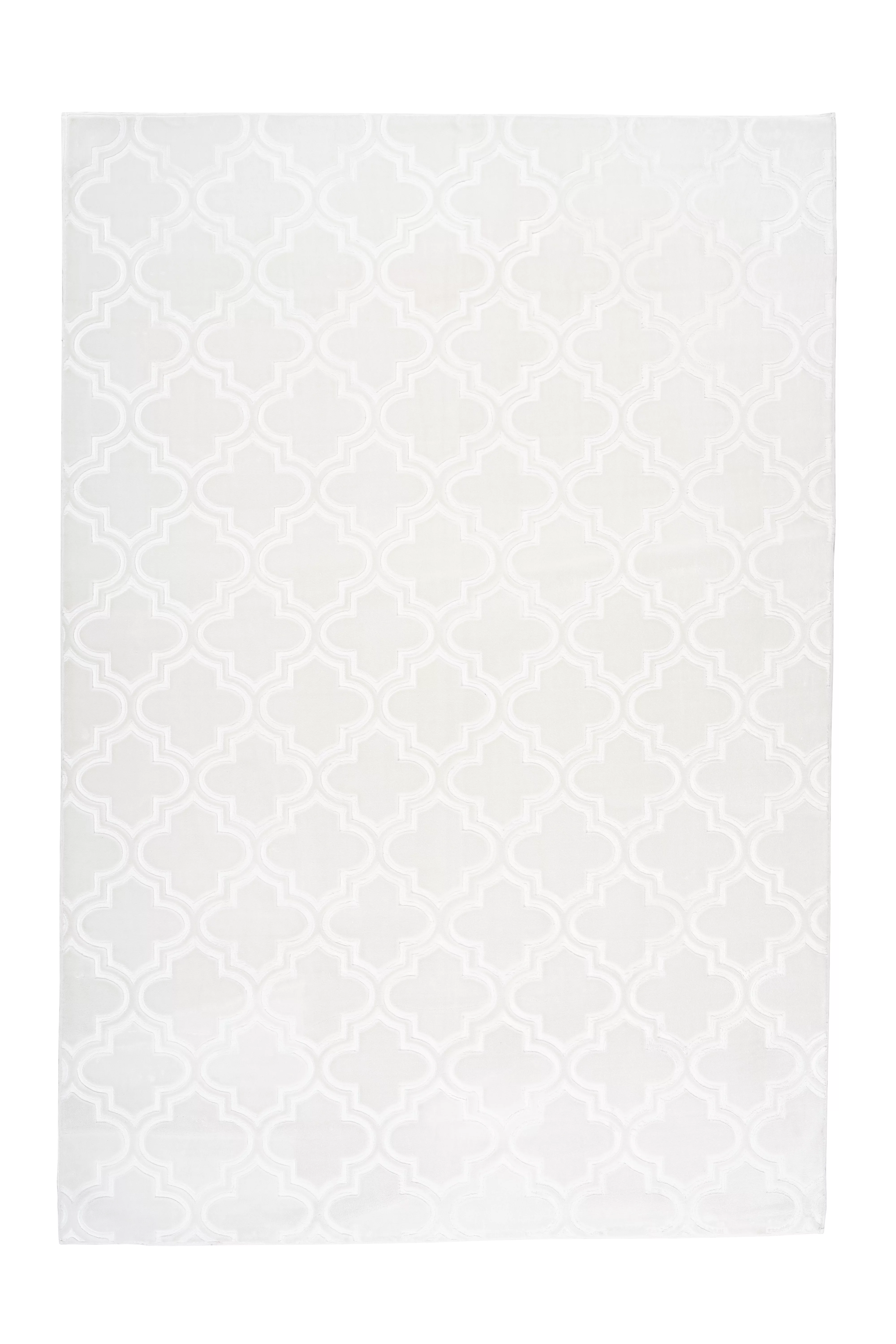 360Living Teppich Monroe weiß B/L: ca. 80x300 cm günstig online kaufen