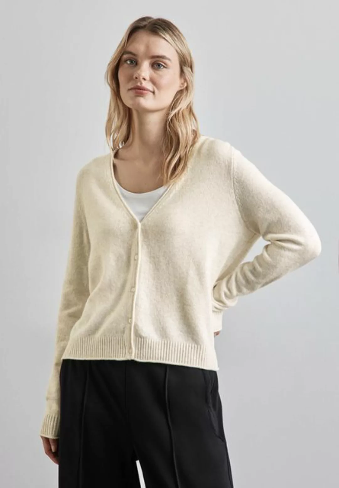 STREET ONE Cardigan kurz, mit Knopfleiste günstig online kaufen