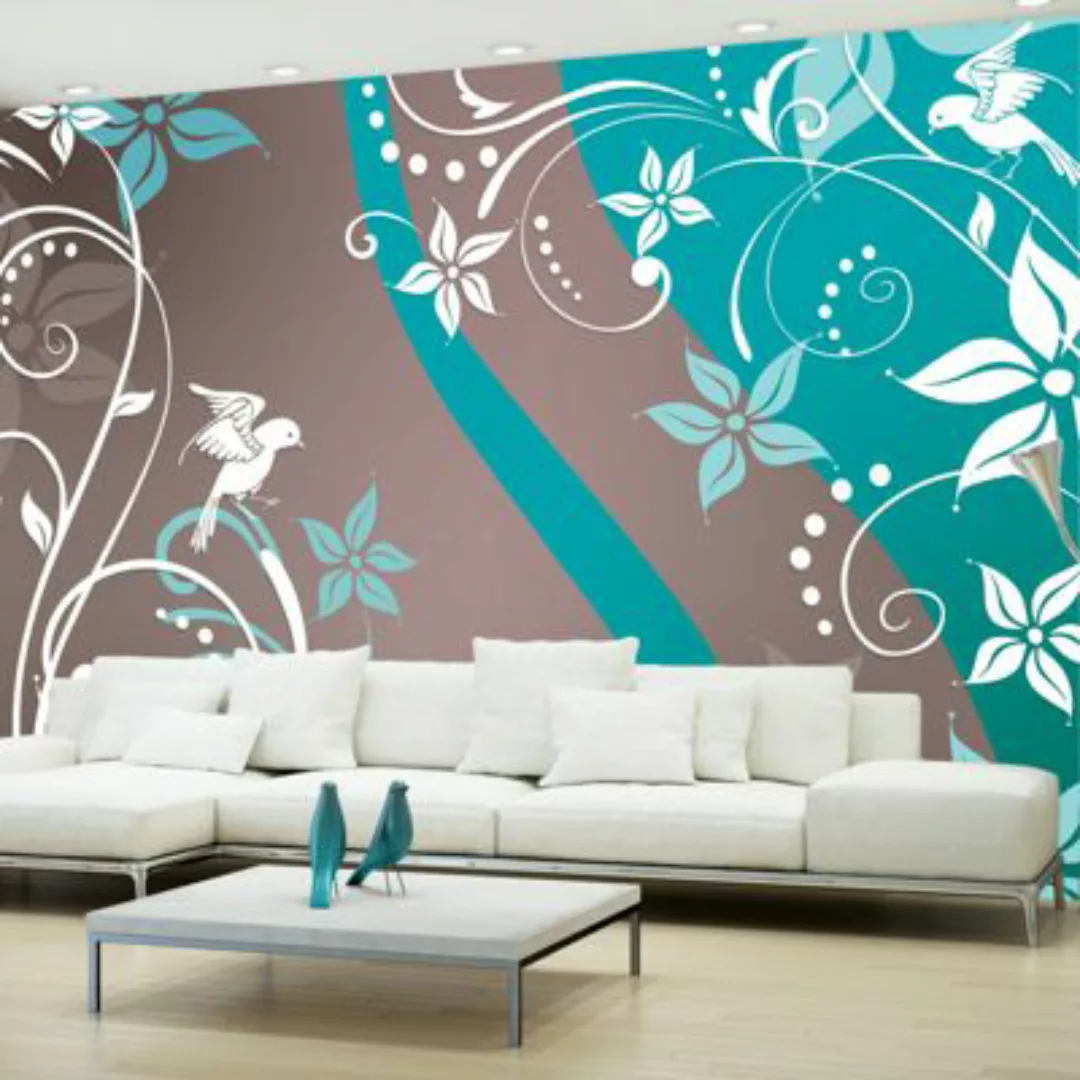 artgeist Fototapete Floral fantasy III mehrfarbig Gr. 300 x 210 günstig online kaufen