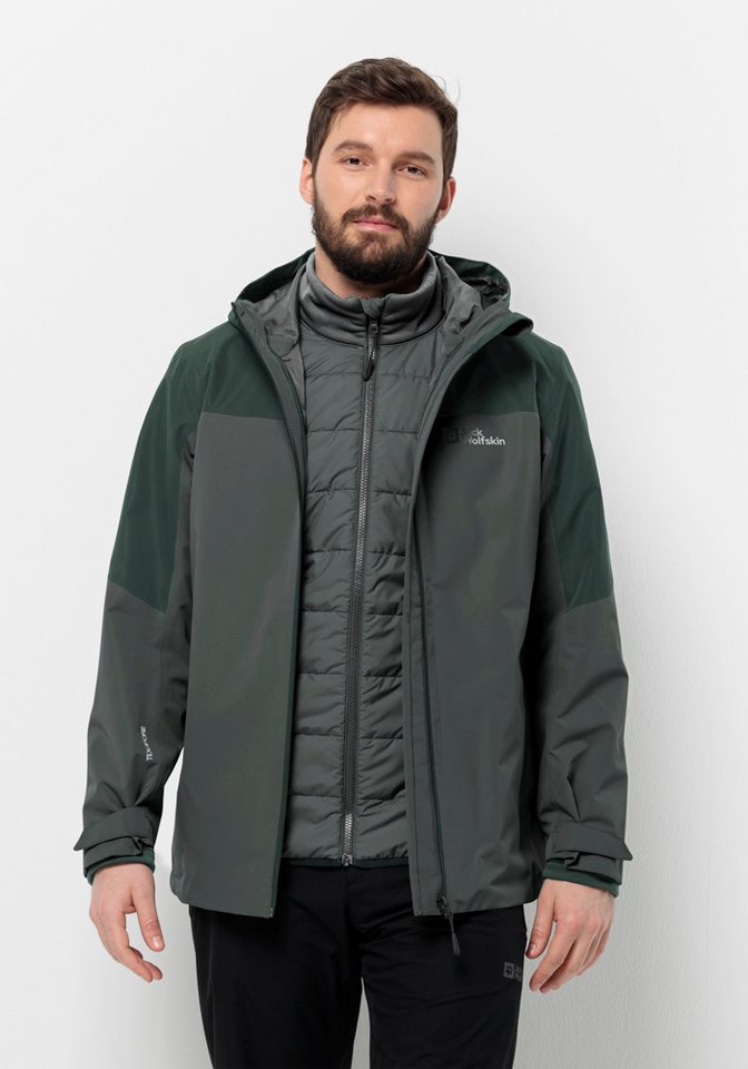 Jack Wolfskin 3-in-1-Funktionsjacke "GLAABACH 3IN1 JKT M", mit Kapuze günstig online kaufen