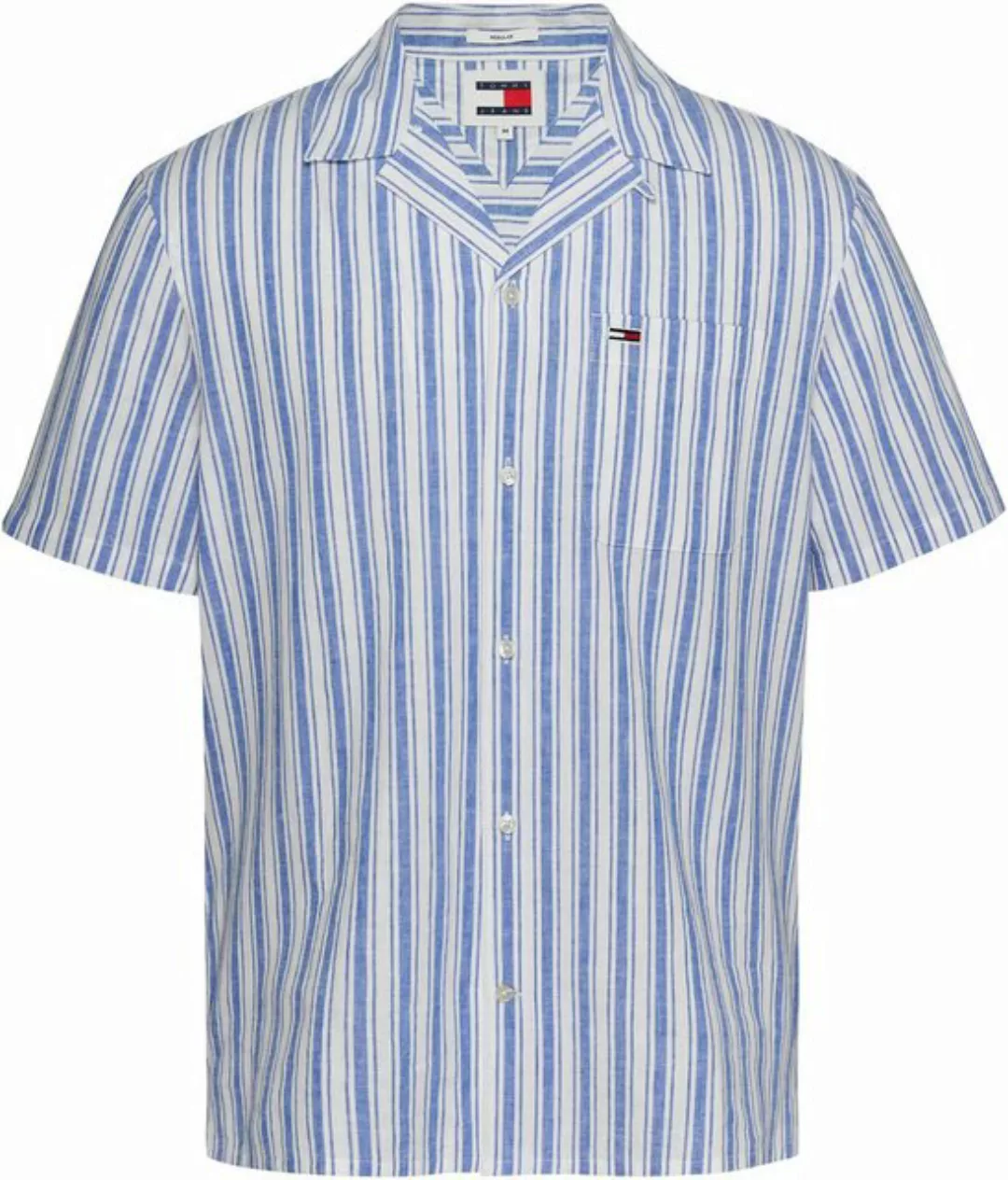 Tommy Jeans Kurzarmhemd TJM STRIPE LINEN SS SHIRT EXT günstig online kaufen