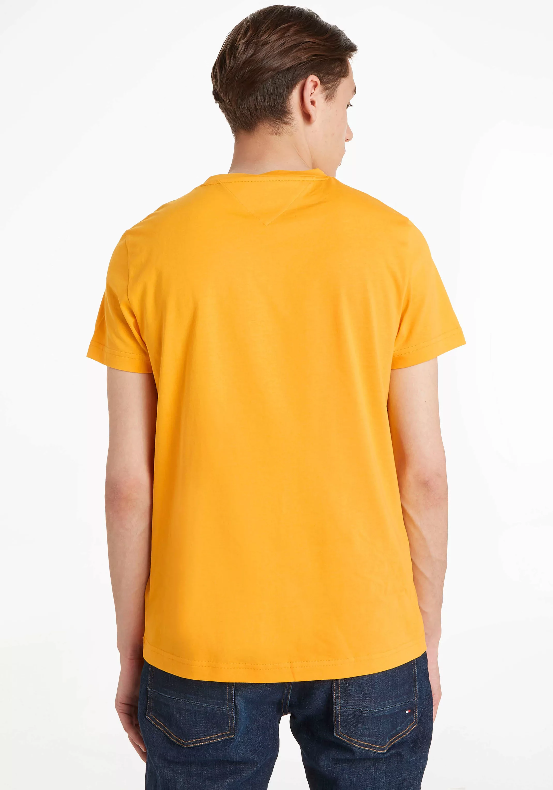 Tommy Hilfiger T-Shirt TOMMY LOGO TEE aus reiner, nachhaltiger Baumwolle günstig online kaufen