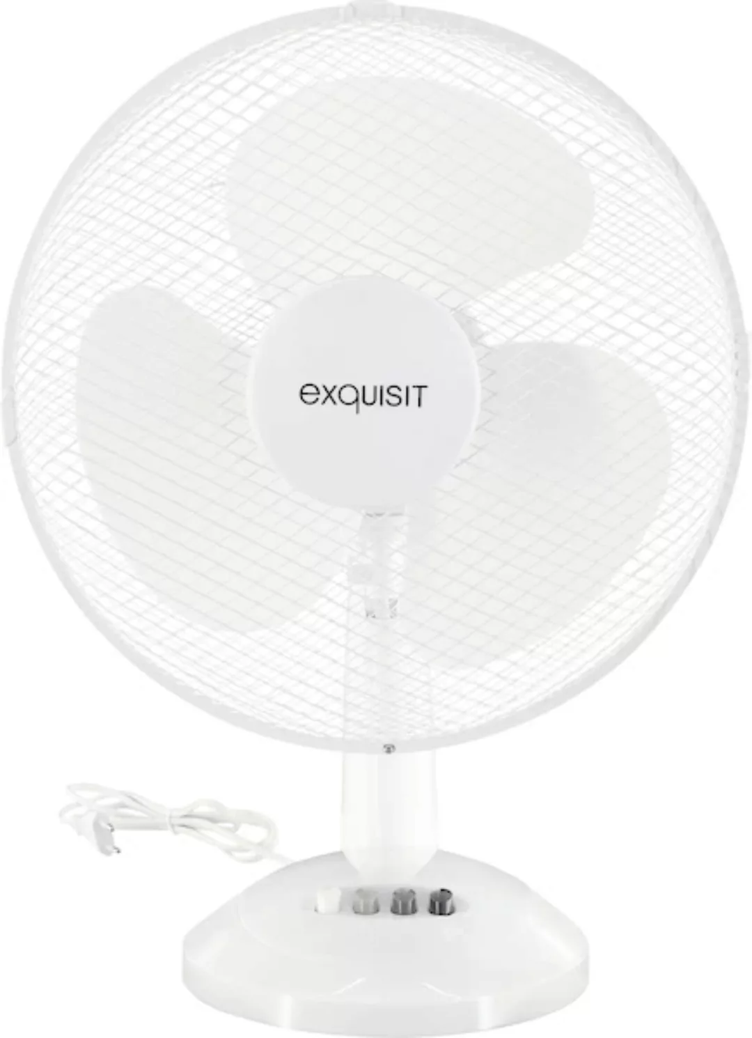 exquisit Tischventilator »VT 35082 we«, Ø 40 cm, inkl. Oszillation & 50 W L günstig online kaufen