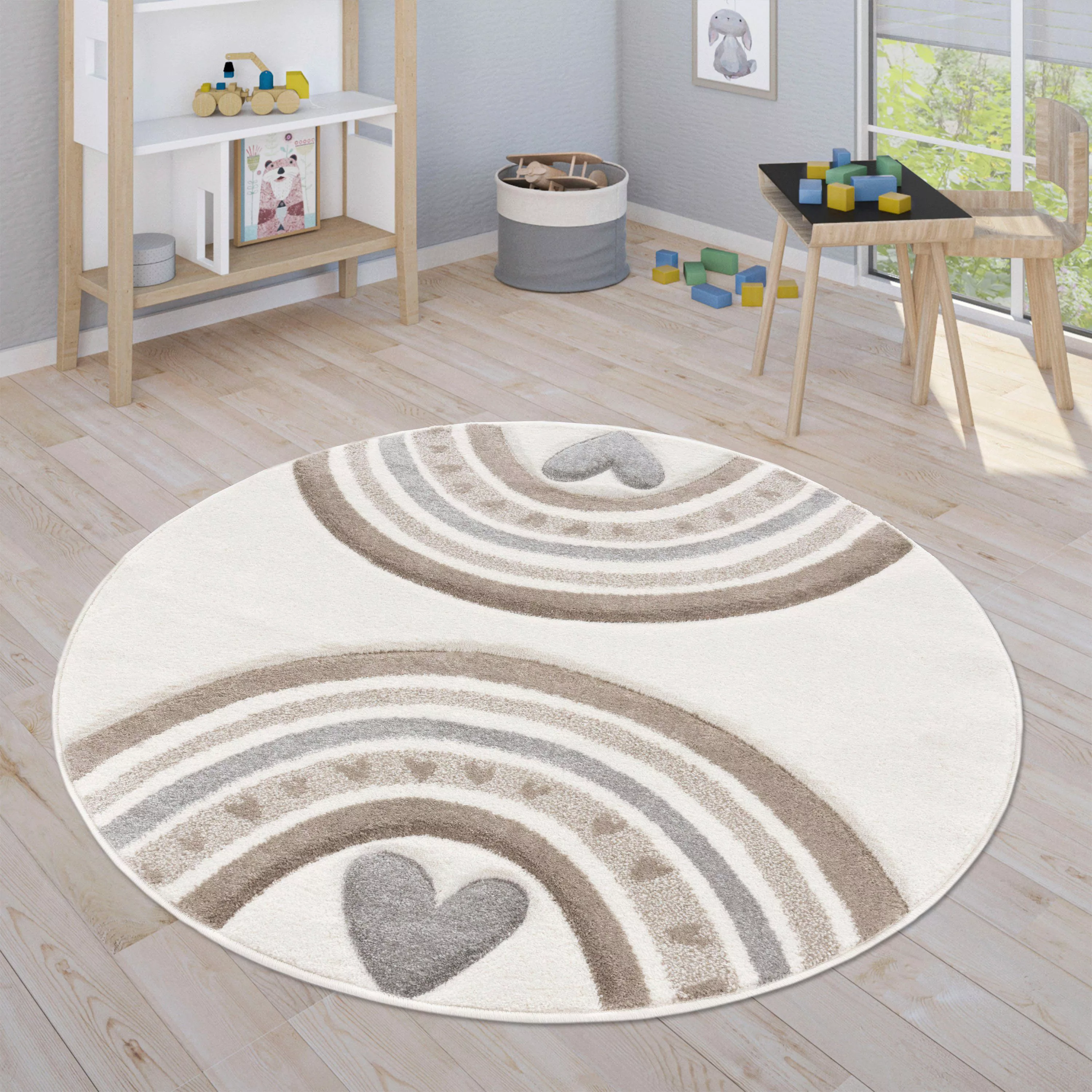 Paco Home Kinderteppich Cosmos 351, rund, günstig online kaufen