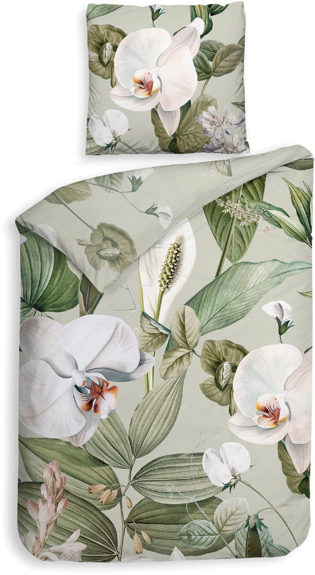 Heckett & Lane Bettwäsche »Botanico«, hochwertiges Mako-Satin, Bettwäsche a günstig online kaufen