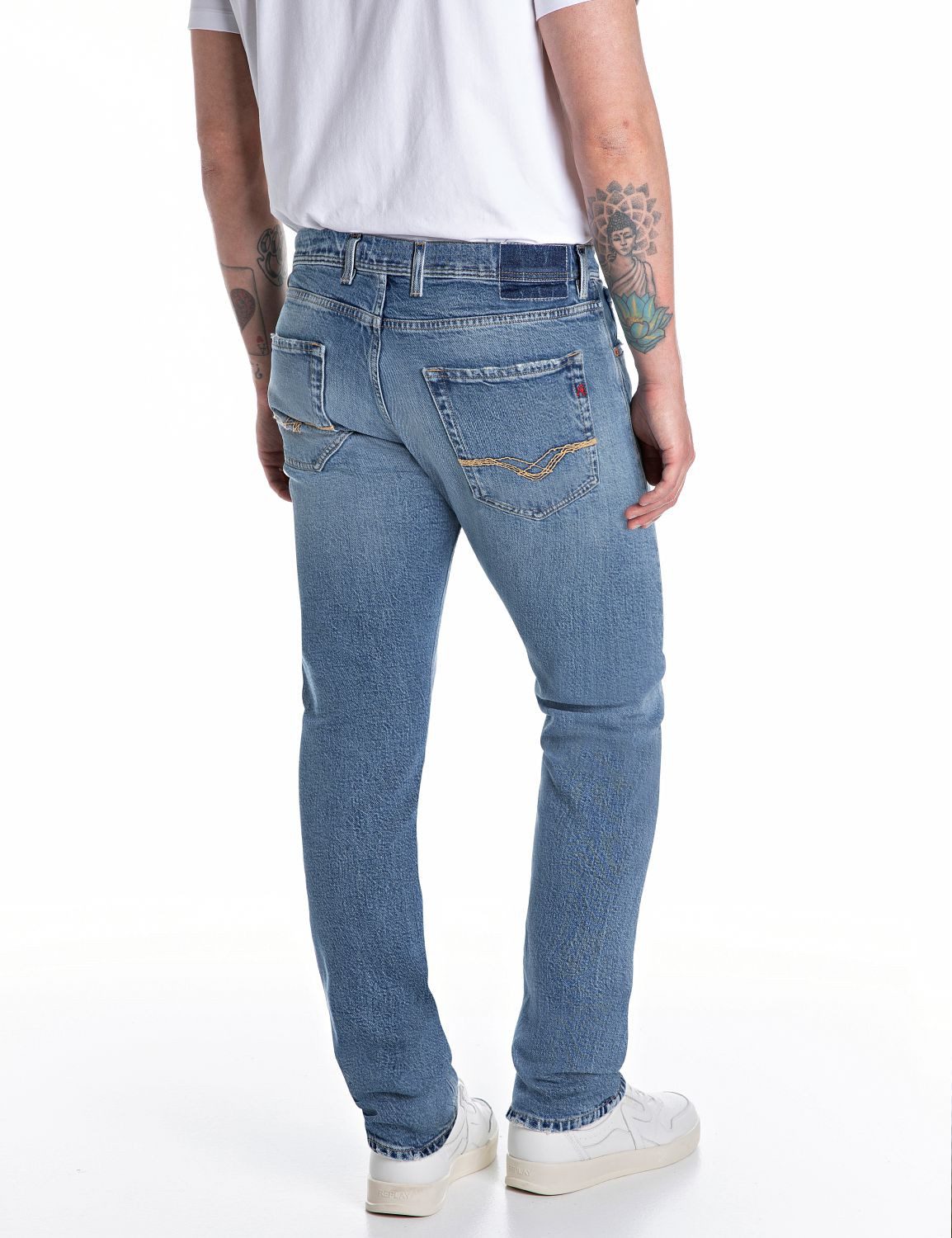 Replay Straight-Jeans "GROVER", in vielen verschiedenen Waschungen, mit Str günstig online kaufen