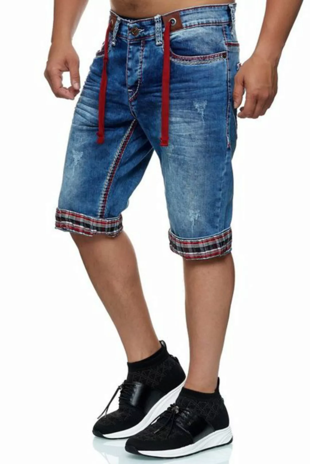 L.gonline Sweatshorts Herren Jeans Shorts, Kurze Hose, Bermuda, Dicke Naht, günstig online kaufen