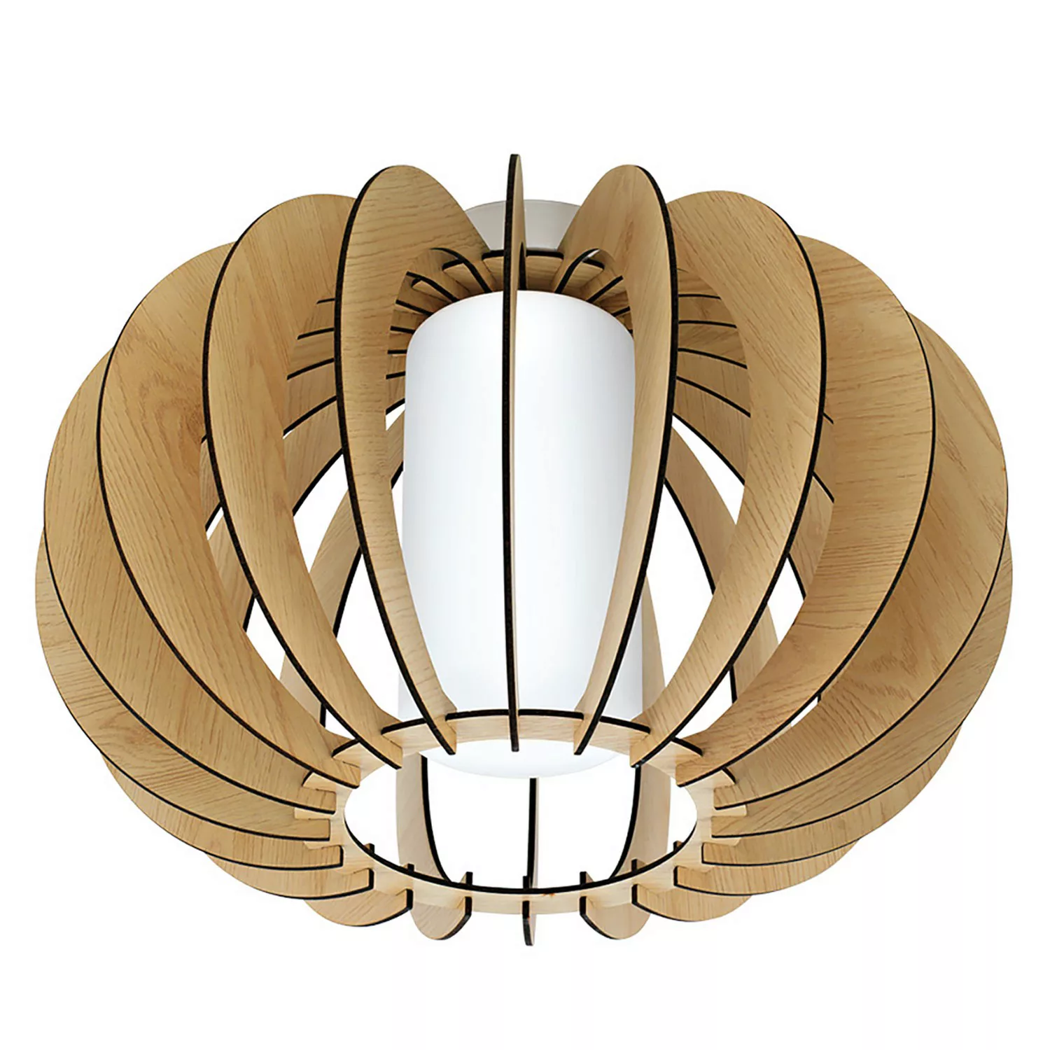 Deckenlampe Stellato mit Holzlamellen, ahorn günstig online kaufen