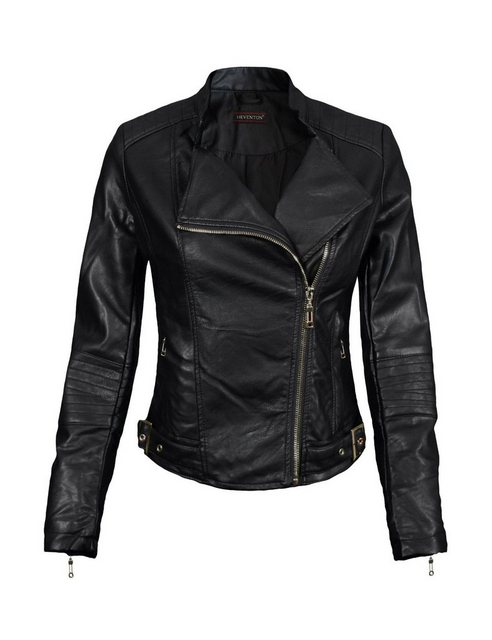 HEVENTON Lederimitatjacke im Biker-Look günstig online kaufen