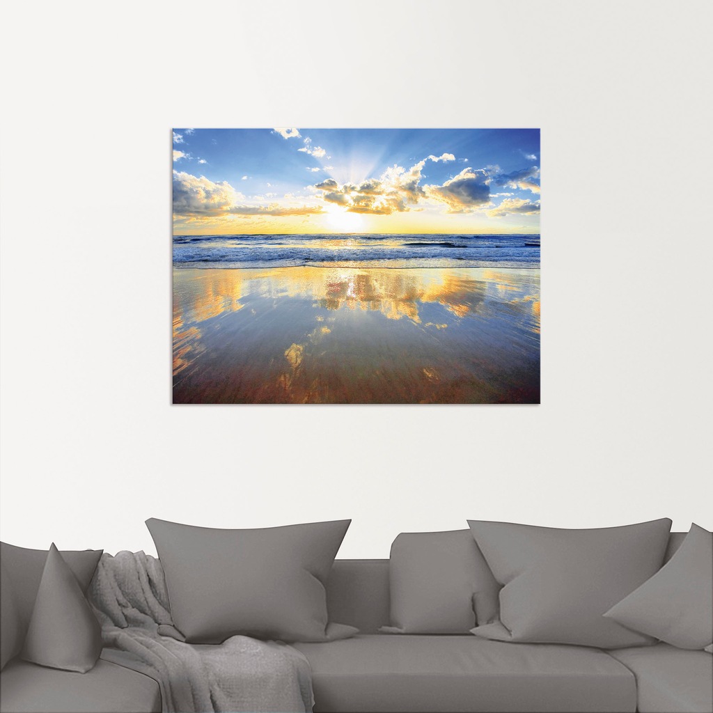 Artland Wandbild »Sonnenaufgang über dem Ozean«, Himmel, (1 St.), als Alubi günstig online kaufen