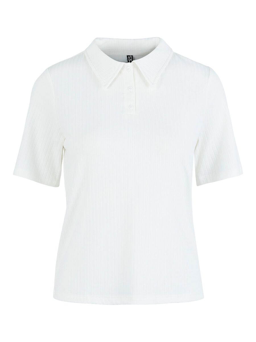 PIECES Pckylie Polo Shirt Damen White günstig online kaufen