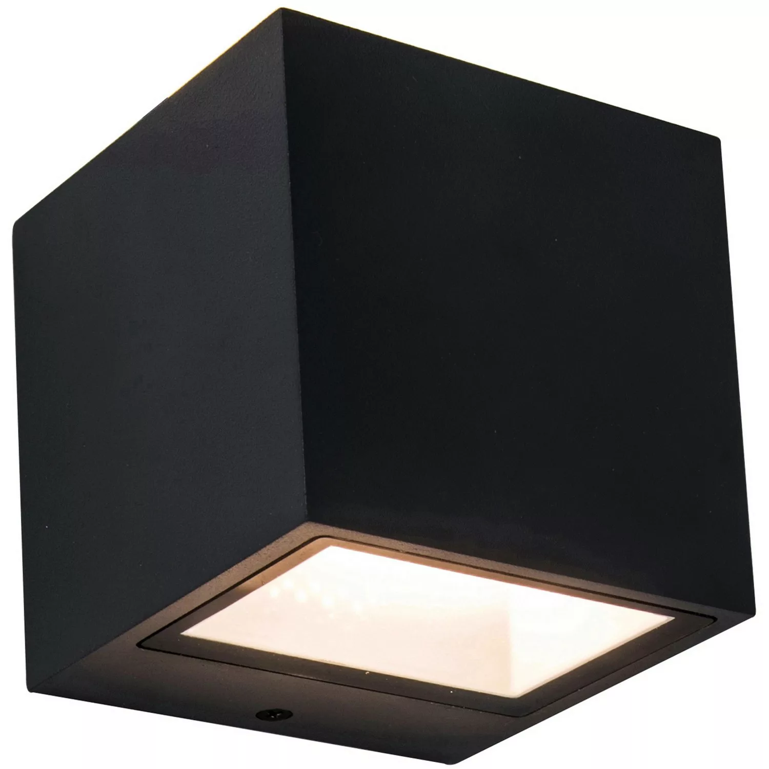 LED Wandleuchte Gemini in Schwarz-matt 9W 850lm IP54 günstig online kaufen