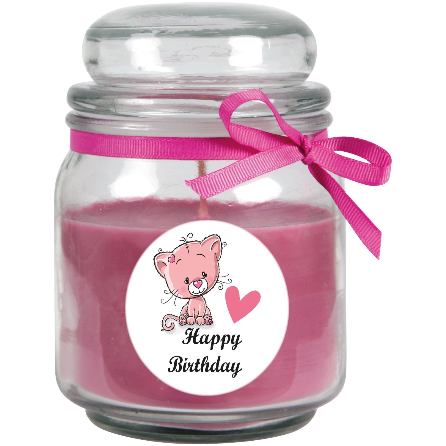 HS Candle Duftkerze & Bonbon Glas Geburtstag Lavendel Lila günstig online kaufen