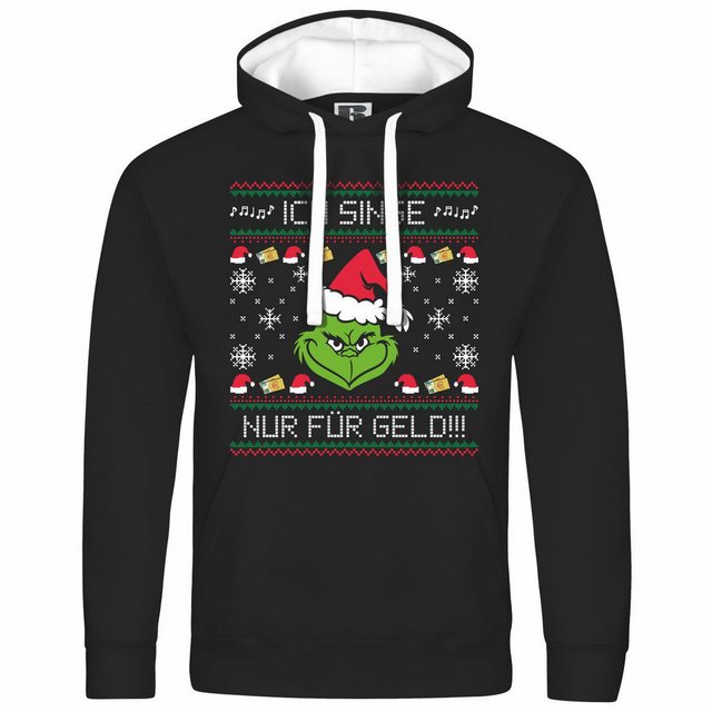 deinshirt Kapuzenpullover Herren Kapuzenpullover Ich singe nur für Geld Mit günstig online kaufen