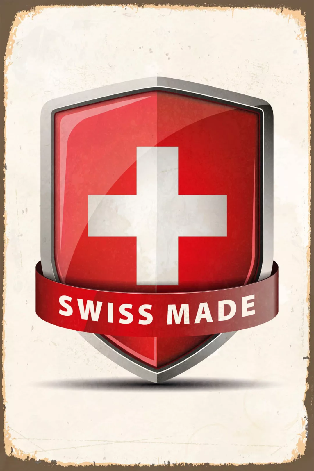 queence Metallbild »Swiss Made«, (1 St.) günstig online kaufen