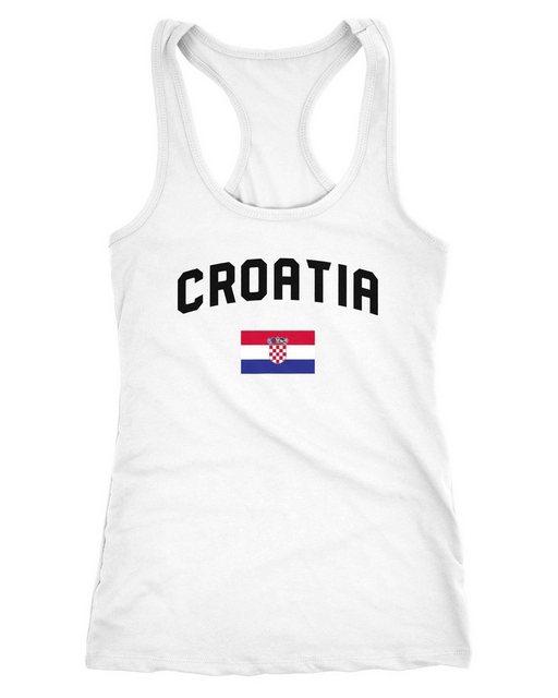 MoonWorks Tanktop Damen Tanktop Kroatien Croatia Hrvatska WM Fußball Weltme günstig online kaufen