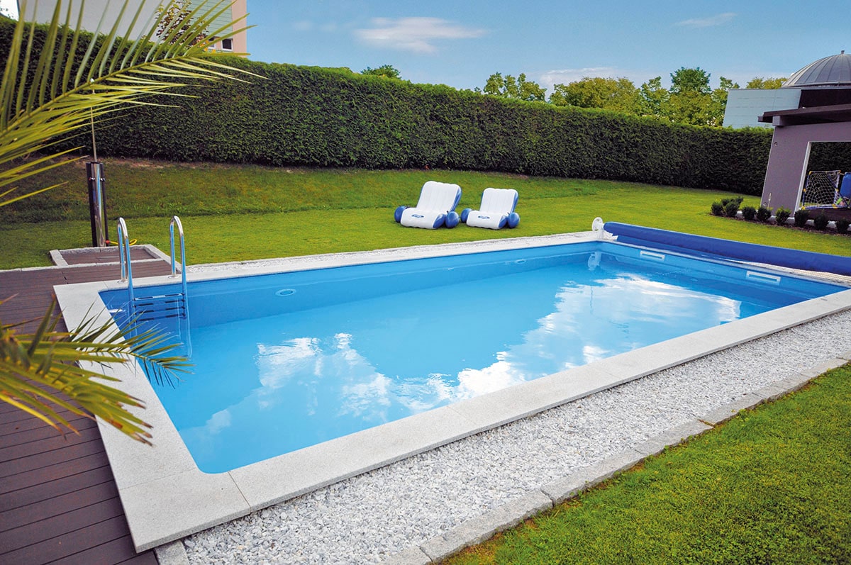 KWAD Schwimmbecken "RE-Becken 600x300x150 Chrsital Grey", (Set) günstig online kaufen