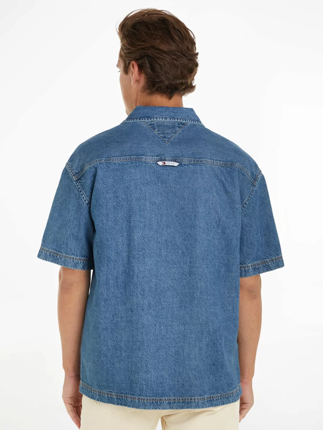 Tommy Jeans Jeanshemd TJM DENIM SS OVERSHIRT günstig online kaufen