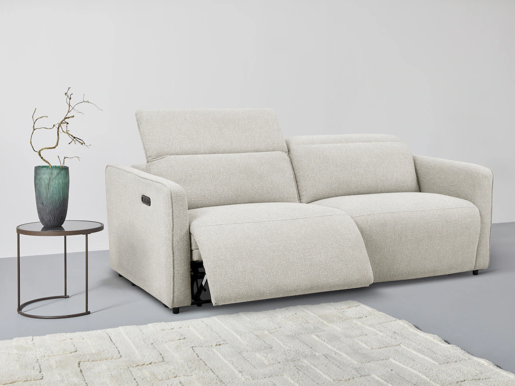INOSIGN 2-Sitzer "KYLLY, XXL (208 cm) elektrische Relax- und Liegefunktion günstig online kaufen