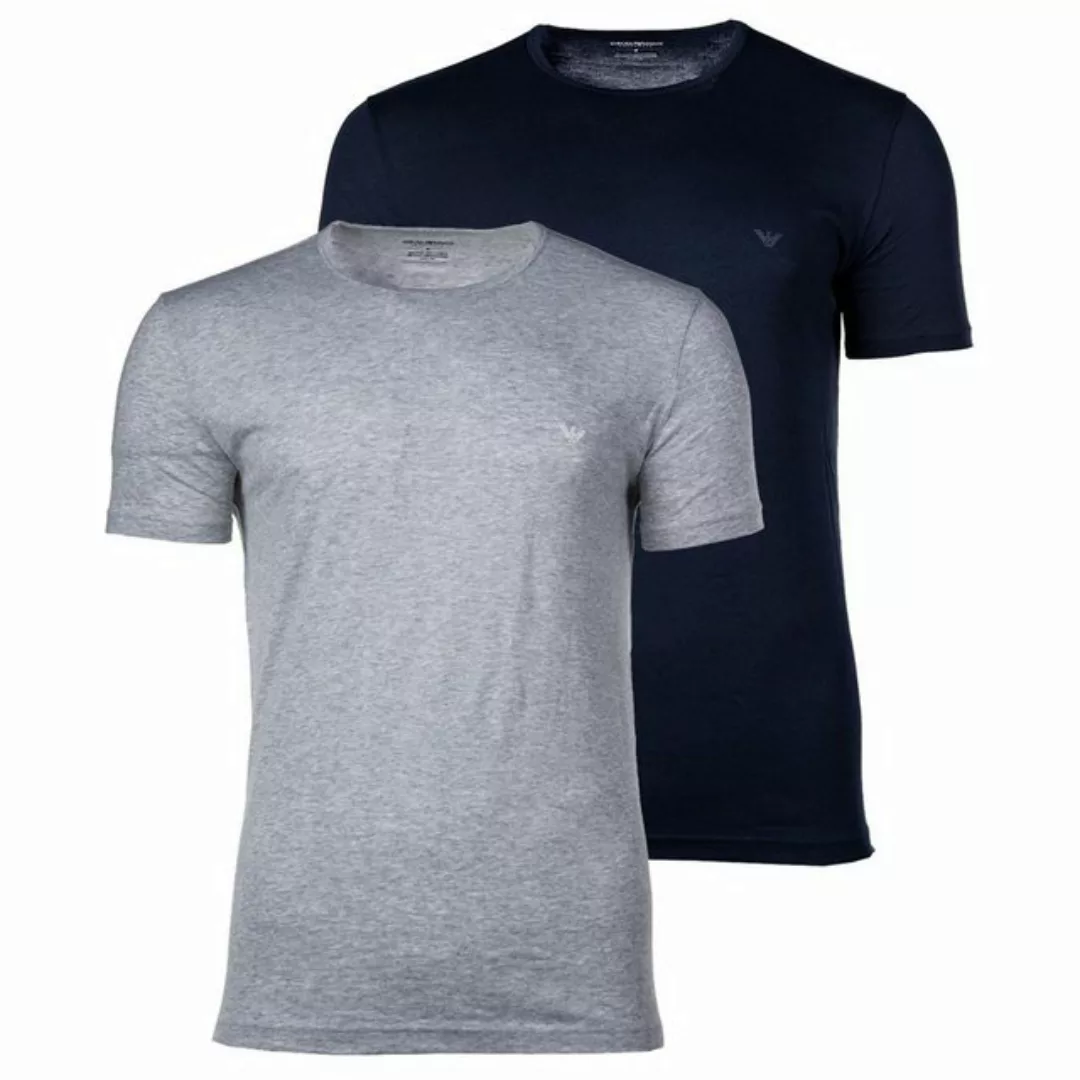 Emporio Armani T-Shirt Herren T-Shirt 2er Pack - Crew Neck, Rundhals günstig online kaufen