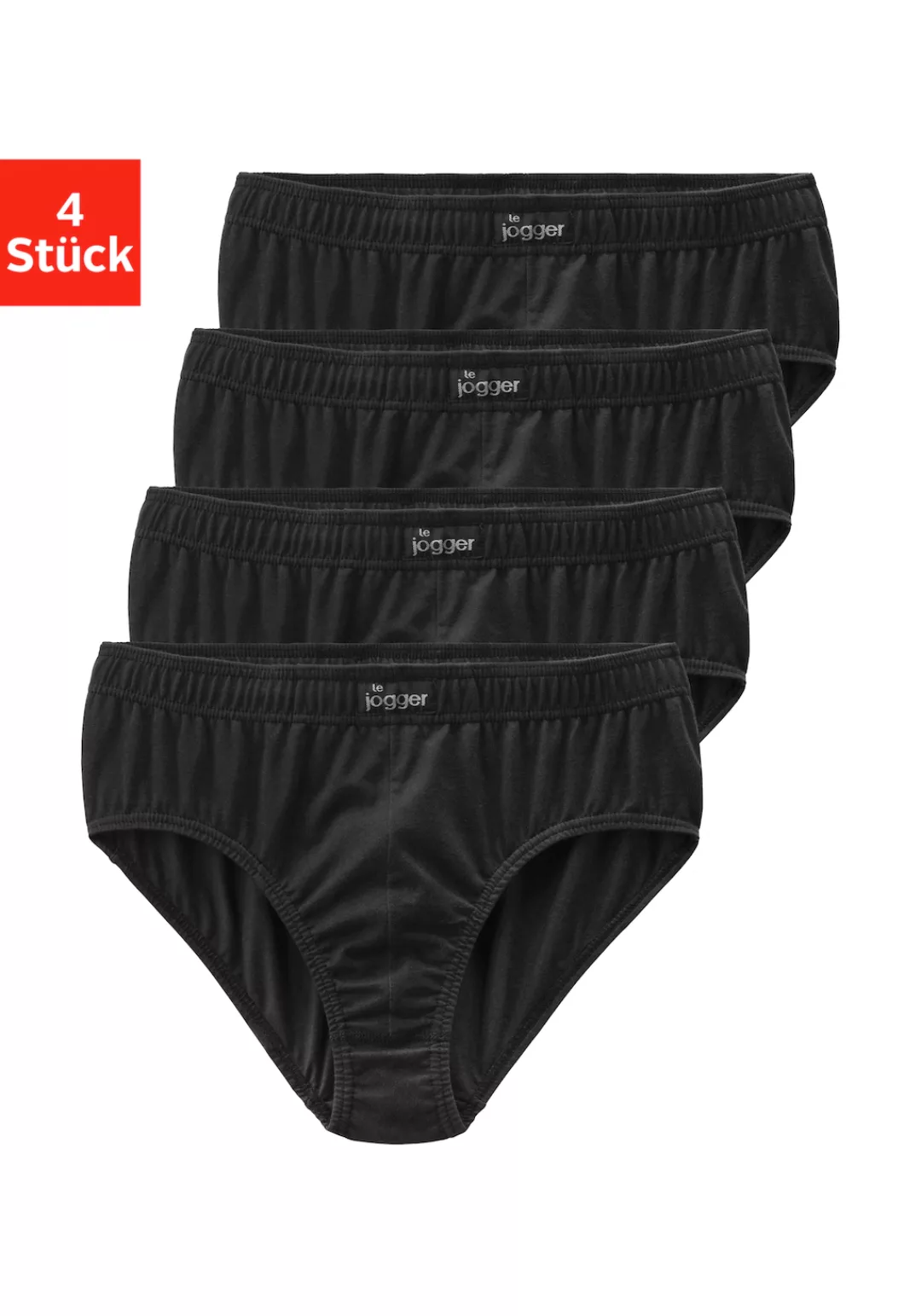 le jogger Slip, (Packung, 4 St.), aus angenehm weicher Baumwoll-Qualität günstig online kaufen