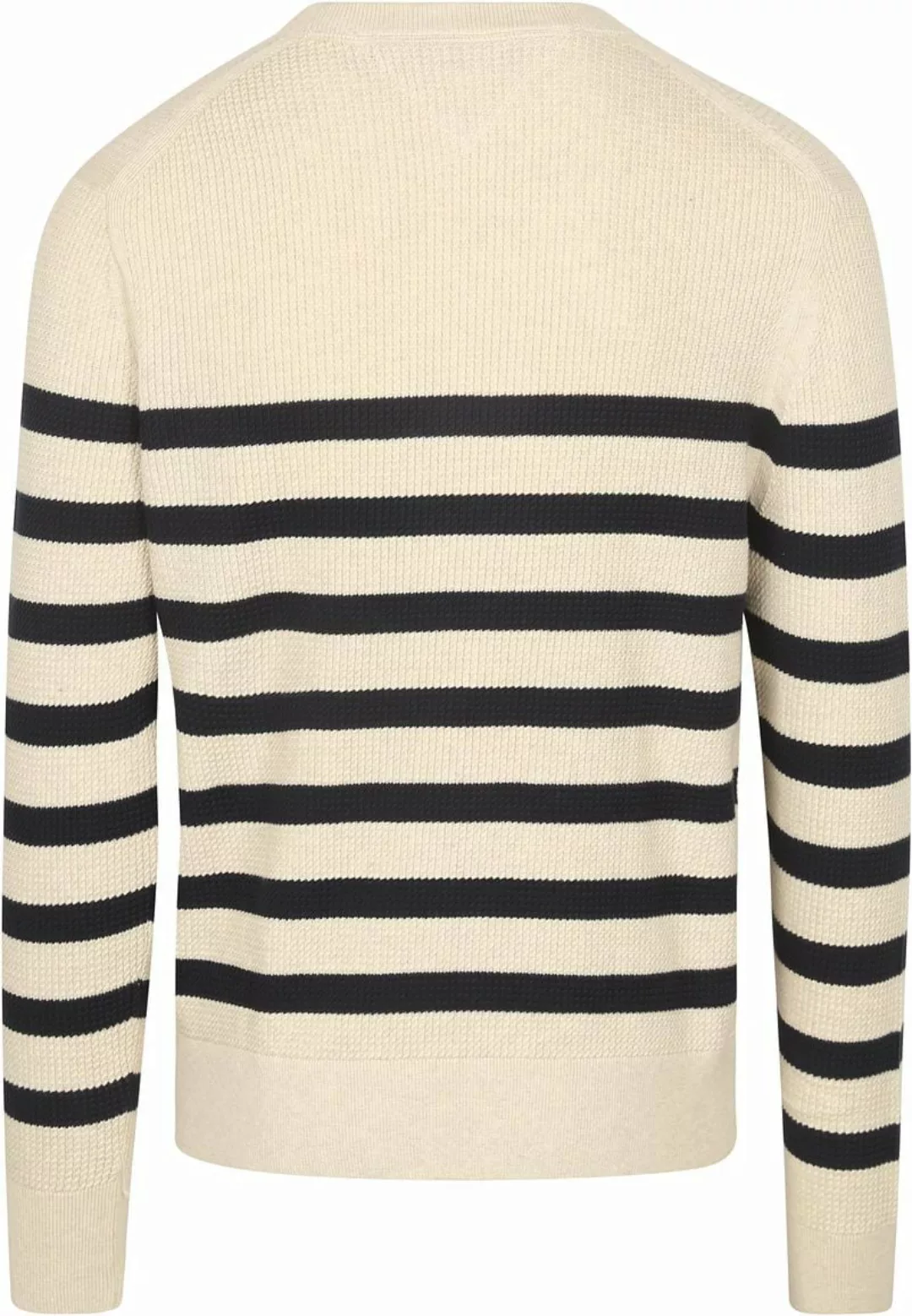 Tommy Hilfiger Strickpullover STRUCTURE CREW NK mit kontrastfarbenen Streif günstig online kaufen