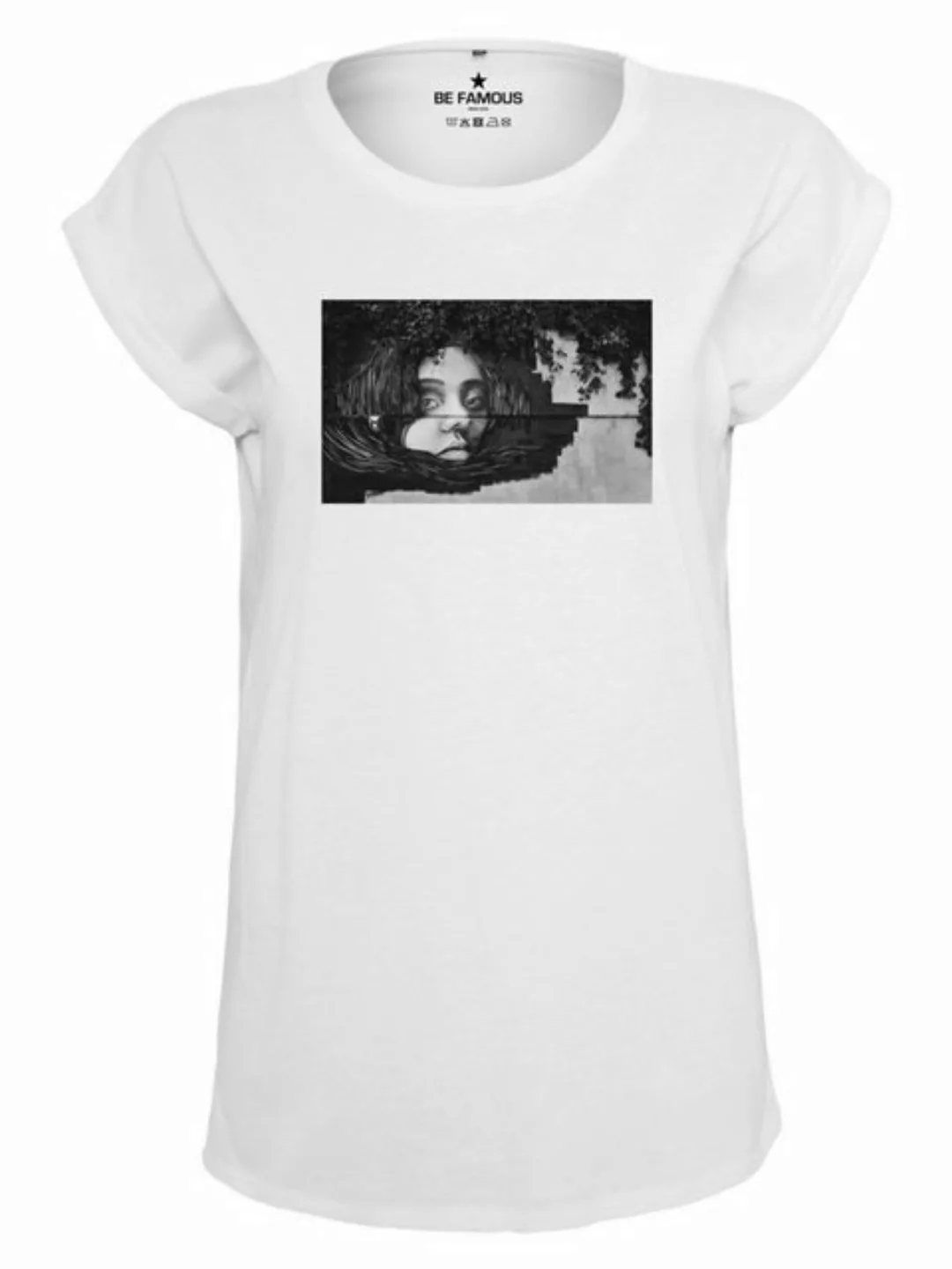 Be Famous Print-Shirt Classic Roll Up streetfacepho (1-tlg) günstig online kaufen