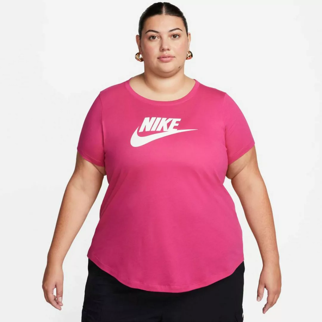 Nike Sportswear T-Shirt "ESSENTIALS WOMENS LOGO T-SHIRT (PLUS SIZE)" günstig online kaufen