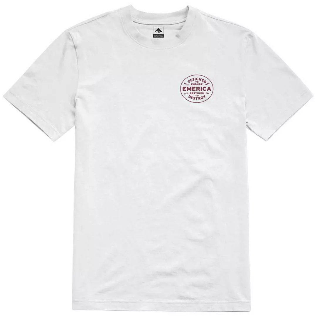 Emerica Destroy Kurzärmeliges T-shirt M White günstig online kaufen