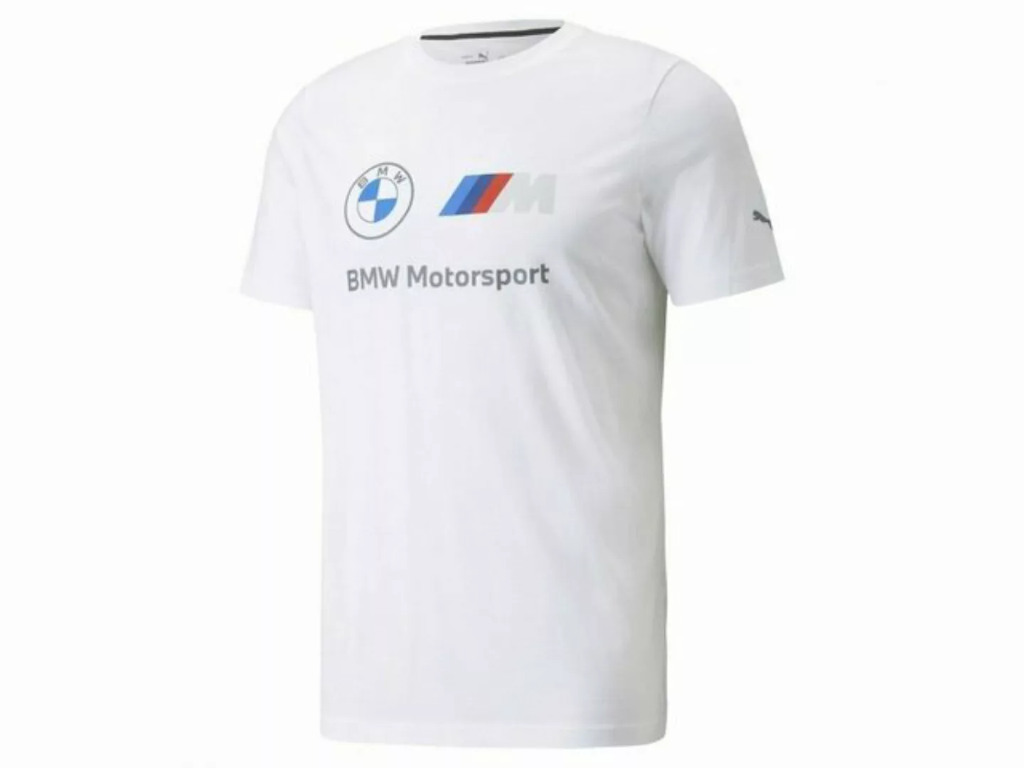 BMW T-Shirt BMW M Motorsport Essentials Herren-T-Shirt mit Logo Weiß günstig online kaufen