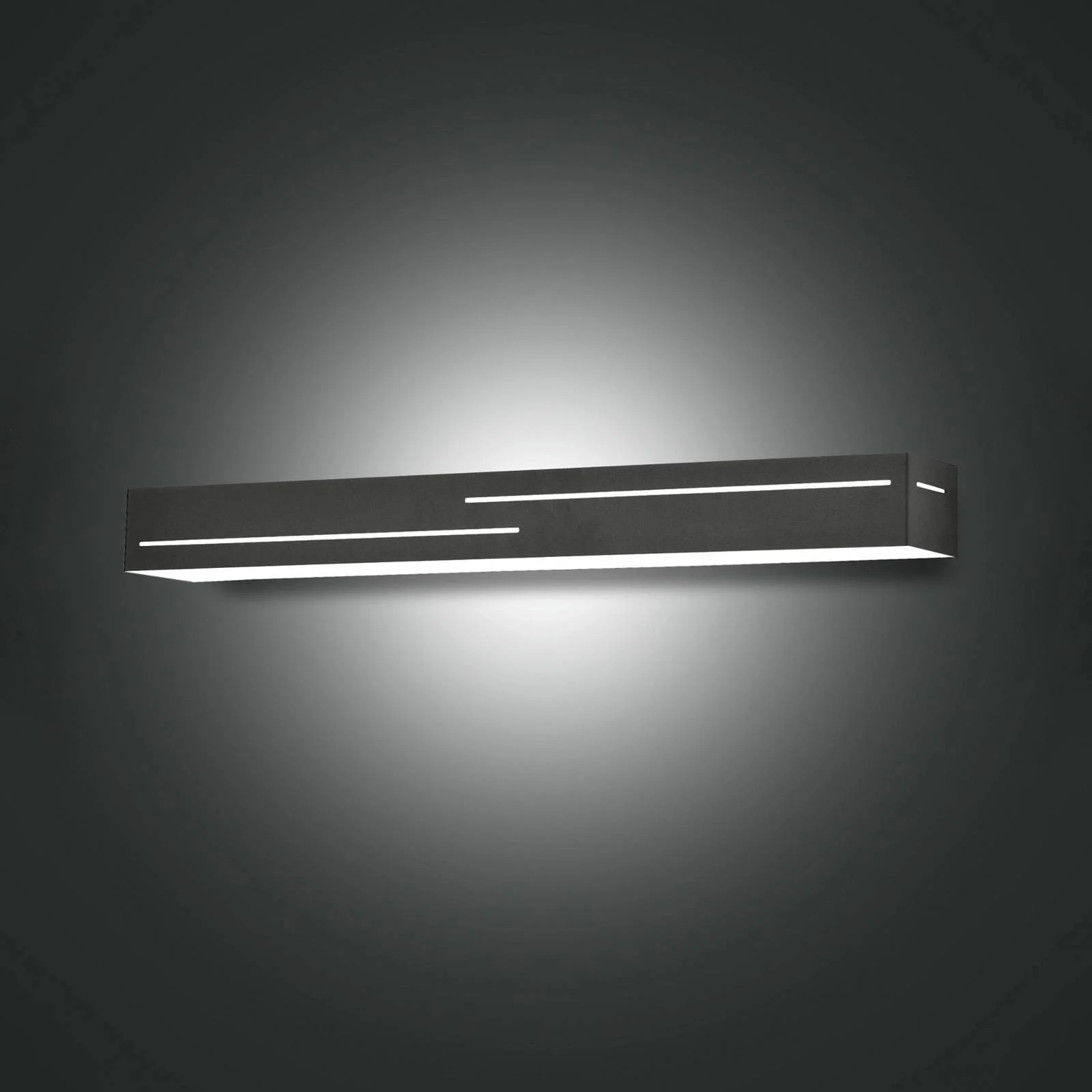 LED-Wandlampe Banny, anthrazit, Breite 50cm, Up- & Downlight günstig online kaufen